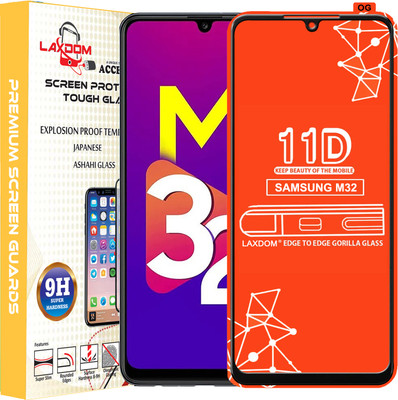 Laxdom Edge To Edge Tempered Glass for SAMSUNG GALAXY M32(Pack of 1)