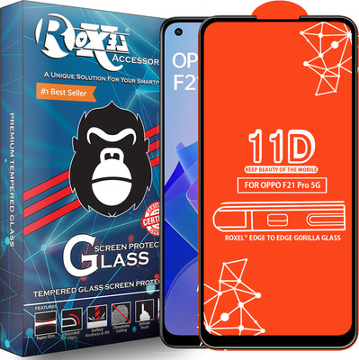 Roxel Edge To Edge Tempered Glass for Oppo F21 Pro 5G(Pack of 1)
