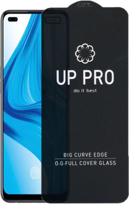 S-Softline Edge To Edge Tempered Glass for Oppo F17 Pro, UP Pro Branded Edge to Edge HD Quality Full Screen Coverage(Pack of 1)
