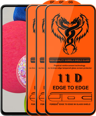 Forego Edge To Edge Tempered Glass for Samsung Galaxy M31s(Pack of 3)