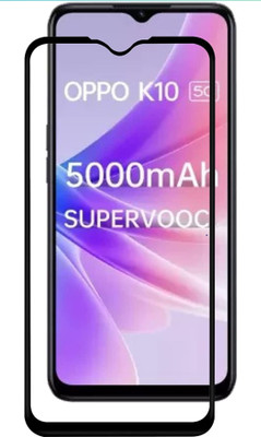 Patrick Edge To Edge Tempered Glass for OPPO K10/5G full screen coverage 9H(Pack of 1)