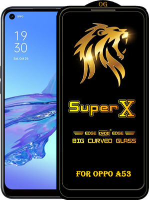 PFOAM Edge To Edge Tempered Glass for OPPO A53(Pack of 1)