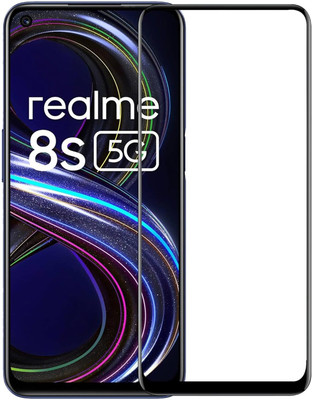EITANSHA CREATION Edge To Edge Tempered Glass for realme 8s 5G, Realme 8S(Pack of 1)