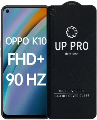 S-Softline Edge To Edge Tempered Glass for Oppo K10, Edge to Edge, HD & Built-In 9H Hardness Screen(Pack of 1)