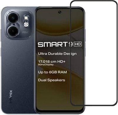 AKSHUD Edge To Edge Tempered Glass for Infinix Smart 9 HD(Pack of 1)
