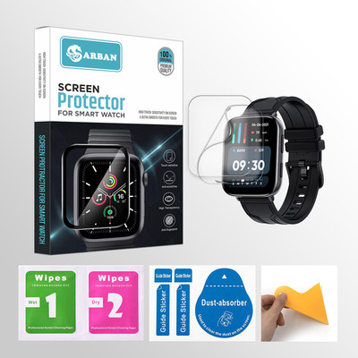 ARBAN Edge To Edge Tempered Glass for Fire-Boltt Max 1.78 inch Smartwatch 2 PROTECTOR + 2 WIPES + 2 DUST REMOVAL STICKER + 1 WIPER(Pack of 2) ARBAN Edge To Edge Tempered Glass for Fire-Boltt Max 1.78 inch Smartwatch 2 PROTECTOR + 2 WIPES + 2 DUST REMOVAL STICKER + 1 WIPER(Pack of 2)