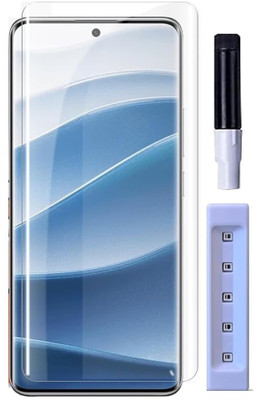 ESD Edge To Edge Tempered Glass for Advanced Uv Tempered Glass Screen Protector Guard For Vivo X100 / X100 Pro Cellphone (6.78 Inch, Pack Of 1) Full Adhesive Uv Glue Curved Hd Clarity With Easy Installation Kit(Pack of 1)