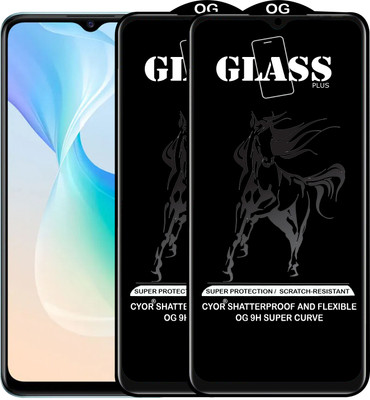 CYOR Edge To Edge Tempered Glass for VIVO Y76 5G(Pack of 2)