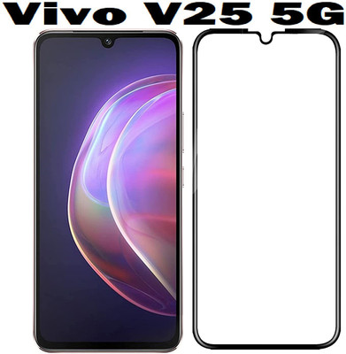 ASVALBUY Edge To Edge Tempered Glass for Vivo V25 5G(Pack of 1)