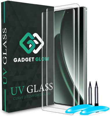 Gadget Glow Edge To Edge Tempered Glass for Realme GT 6 5G, Realme GT 6, GT 6 5G(Pack of 2)