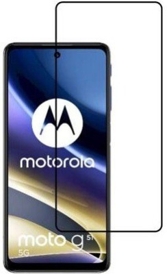 Express Buy Edge To Edge Tempered Glass for Motorola Moto G51 5G, Motorola Moto G51, Moto G51, Moto G51 5G(Pack of 1)