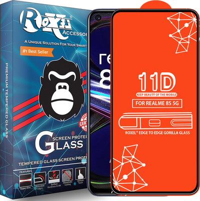 Roxel Edge To Edge Tempered Glass for Realme 8S 5G(Pack of 1)
