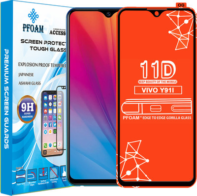 PFOAM Edge To Edge Tempered Glass for VIVO Y91I(Pack of 1)