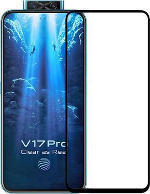 Karpine Edge To Edge Tempered Glass for Vivo V17 Pro(Pack of 1)
