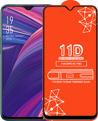 Roxel Edge To Edge Tempered Glass for Oppo R17 Pro(Pack of 1)