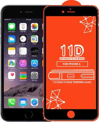 Roxel Edge To Edge Tempered Glass for Apple iPhone 6(Pack of 1)