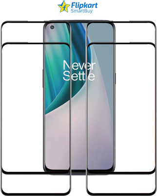 Flipkart SmartBuy Edge To Edge Tempered Glass for ONEPLUS NORD N10(Pack of 4)