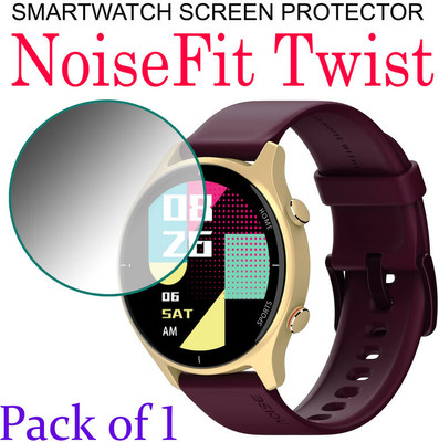 YCHROZE Edge To Edge Tempered Glass for NoiseFit Twist(Pack of 1)