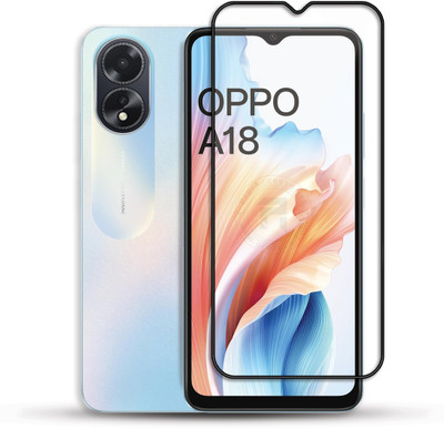 PROACCS Edge To Edge Tempered Glass for OPPO A18(Pack of 1)