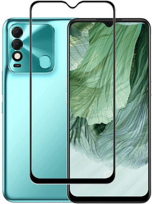 DMJHP Edge To Edge Tempered Glass for Tecno Spark 8(Pack of 1)