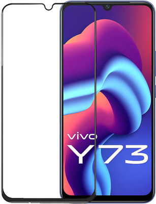 SNMART Edge To Edge Tempered Glass for Vivo Y73(Pack of 1)