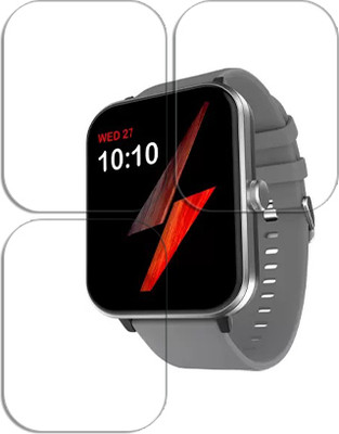 SOMTONE Edge To Edge Tempered Glass for Fire-Boltt Ninja Calling Pro Plus 1.83 inch SMARTWATCH SCREEN GUARD(Pack of 3)