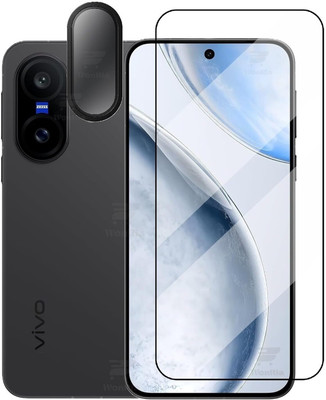 WonReza Edge To Edge Tempered Glass for Vivo X200 FE, Vivo X200 FE 5G, with Camera Lens Protector(Pack of 1)