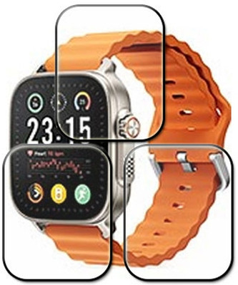 tombik Edge To Edge Tempered Glass for 18hj-Realme Watch 5(Pack of 3)