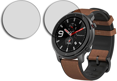 SOMTONE Edge To Edge Tempered Glass for Amazfit GTR 47mm MATTE TEMPERED GLASS(Pack of 2)
