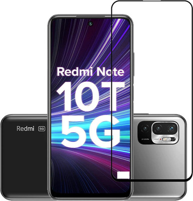 NIMMIKA ENTERPRISES Tempered Glass Guard for Mi Redmi Note 10T 5G(Edge-to-Edge Coverage | 9H Hardness Protection | High-Definition Clarity | Bubble-Free Installation | Shatter-Resistant Technology | Oleophobic Coating | Case-Friendly Design)(Pack of 1)