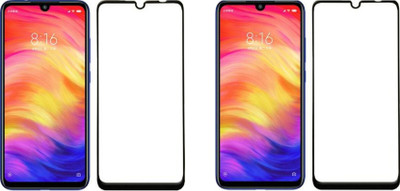 DMJHP Edge To Edge Tempered Glass for Mi Redmi Note 7(Pack of 2)