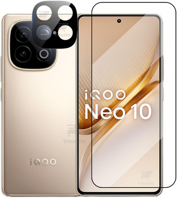 WonRia Edge To Edge Tempered Glass for iQOO Neo 10, iQOO Neo 10 5G(Pack of 1)