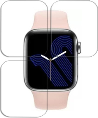 SOMTONE Edge To Edge Tempered Glass for T500 series Bluetooth Smart Watch SMARTWATCH SCREEN GUARD(Pack of 3)