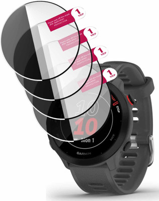 HIDEOUS Edge To Edge Tempered Glass for Garmin Forerunner 65(Pack of 4)