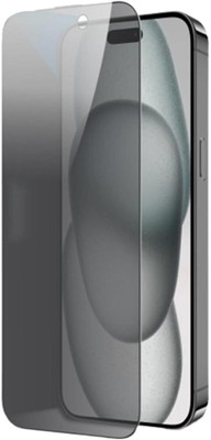 Global Mart Edge To Edge Tempered Glass for IPHONE_15_PLUS (PRIVACY SCREEN GUARD)(Pack of 1)