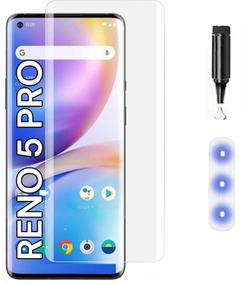 ACESTAR Edge To Edge Tempered Glass for OPPO RENO 5 PRO(Pack of 1)