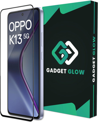 Gadget Glow Edge To Edge Tempered Glass for OPPO K13, OPPO K13 5G, K13 5G, OPPO K13x, OPPO K13x 5G, K13x(Pack of 1)