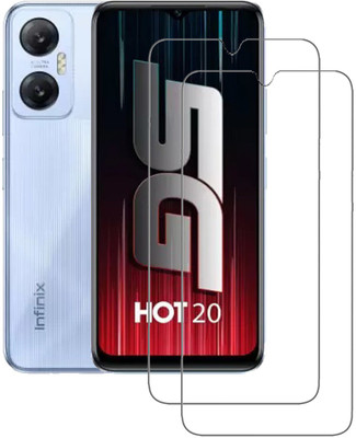 INFINITYWORLD Tempered Glass Guard for Infinix HOT 20 5G(Pack of 2)