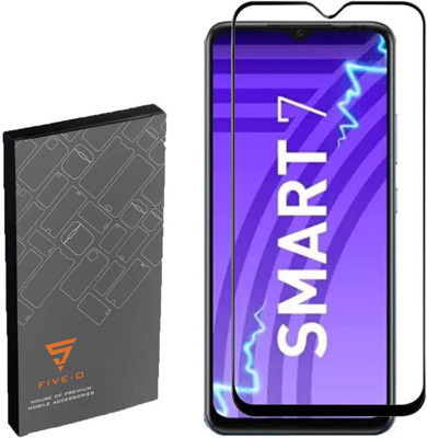 FIVE-O Edge To Edge Tempered Glass for INFINIX SMART -7(Pack of 2)