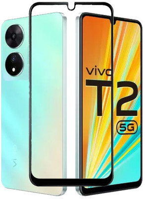 AARERED Edge To Edge Tempered Glass for vivo T2 5G, vivo T2, Vivo T2 5G, Vivo T2(Pack of 1)