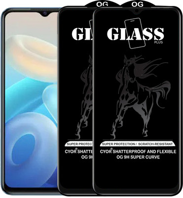 CYOR Edge To Edge Tempered Glass for VIVO Y75 5G(Pack of 2)