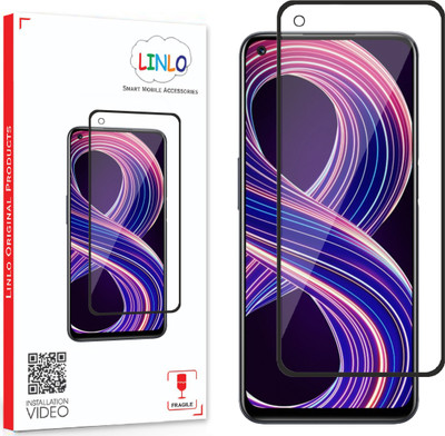 LINLO Edge To Edge Tempered Glass for Realme 8 5G/8s 5G/Narzo 30(Pack of 1)