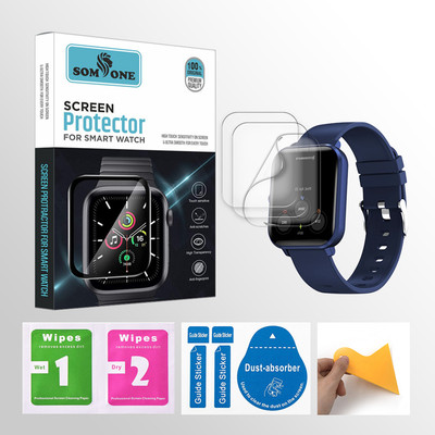 SOMTONE Edge To Edge Tempered Glass for crossbeats Ignite Ngage 1.7 inch Smartwatch 3 PROTECTOR + 3 WIPES + 3 DUST REMOVAL STICKER + 1 WIPER(Pack of 3) SOMTONE Edge To Edge Tempered Glass for crossbeats Ignite Ngage 1.7 inch Smartwatch 3 PROTECTOR + 3 WIPES + 3 DUST REMOVAL STICKER + 1 WIPER(Pack of 3)
