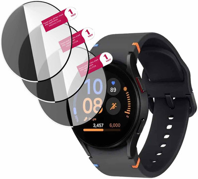 HIDEOUS Edge To Edge Tempered Glass for Samsung Galaxy Watch FE(Pack of 3)