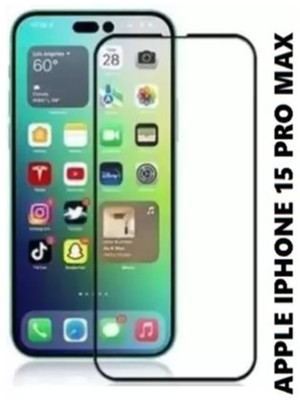 Chemforce Edge To Edge Tempered Glass for Apple iPhone 15 Pro Max(Pack of 1)