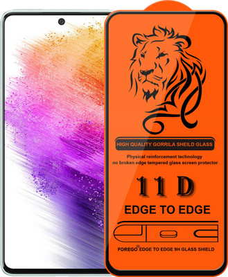 Forego Edge To Edge Tempered Glass for SAMSUNG Galaxy A73 5G(Pack of 1)