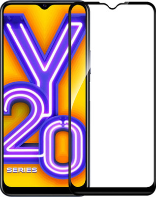 RCHJV Edge To Edge Tempered Glass for vivo Y20i(Pack of 1)