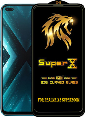 PFOAM Edge To Edge Tempered Glass for REALME X3 SUPERZOOM(Pack of 1)