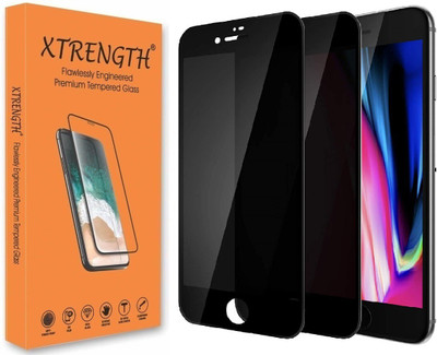 XTRENGTH Edge To Edge Tempered Glass for iPhone SE 2020(Pack of 2)