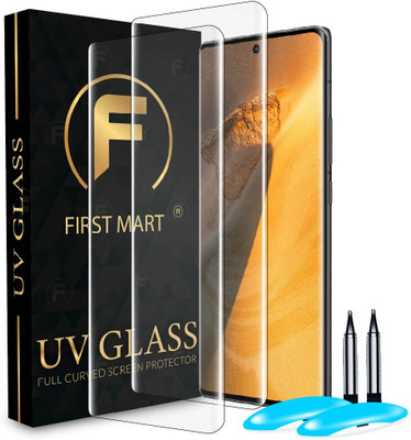 FIRST MART Edge To Edge Tempered Glass for Vivo X90 Pro 5G, X90 Pro 5G, Vivo X90 5G, X90, UV Glue Curved Screen Protector(Pack of 2)